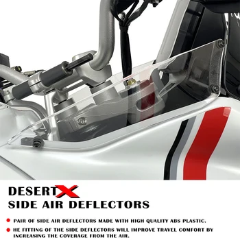 Для аксессуаров Ducati Desert X DesertX Дефлекторы для мотоциклов Дефлектор бокового ветра Боковые воздушные Дефлекторы Направляющая пластина для воздуха