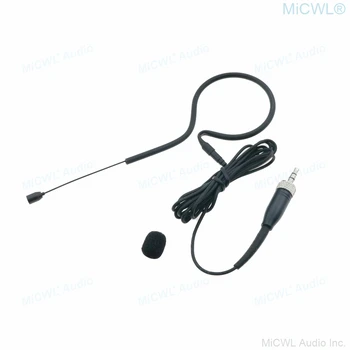 Черный Однонаправленный Микрофон Гарнитуры Для Sennheiser EM100 Wireless HeadMic BeltPack System Со Всенаправленными Микрофонами