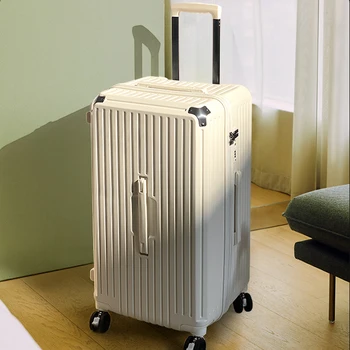 Ручная кладь на колесиках 28/30-дюймовые сверхбольшие чемоданы Деловой багаж Дизайнерский багажный набор портативный косметический чемодан