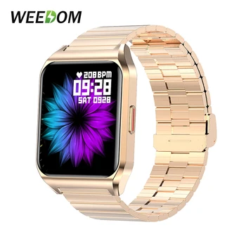 WEEDOM 2023 Новые смарт-часы с Bluetooth-вызовом и большим экраном высокой четкости, мужские Спортивные Фитнес-трекеры, водонепроницаемые смарт-часы для Android IOS