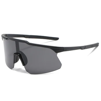 Новые солнцезащитные очки в большой оправе Для мужчин и женщин, модные очки для спорта на открытом воздухе, защита от ультрафиолета, вождение велосипеда, очки для верховой езды UV400
