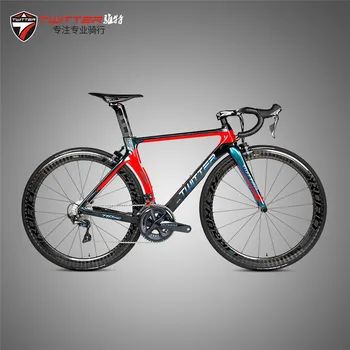 TWITTER изменение цвета углеродного волокна дорожный велосипед UT T10 RIVAL-22S алюминиевое колесо профессиональный гоночный велосипед bicicleta велосипед для мужчин