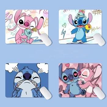 Disney Lilo & Stitch Angel Милый Коврик Для Мыши Игровой Коврик Для Мыши Компьютерный Геймер Прочный Противоскользящий Коврик для Мыши для ПК Pad