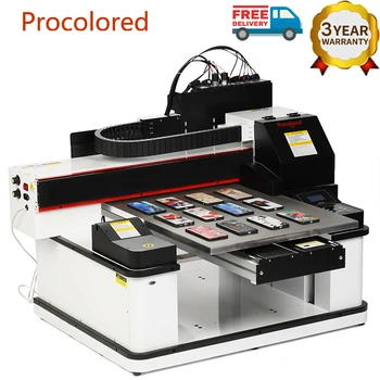 Печатная машина с многоцветным лаком UV DTG планшетный принтер A1 6090 Бутылочные принтеры для корпуса телефона Дерево Стекло TX800 XP600