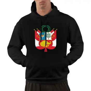 95% Хлопок Эмблема Флага страны Перу Теплый Зимний Пуловер Толстовка с капюшоном Мужчины Женщины Унисекс Толстовка в стиле хип-хоп