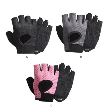 1 Пара спортивных перчаток, Портативные наружные Амортизирующие Рукавицы, Регулируемые Сетчатые Защитные Рукавицы, Защита для рук, Черный L