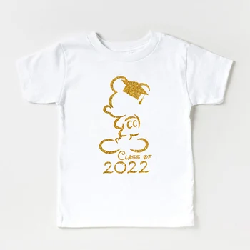 Детская футболка Disney с принтом Микки Мауса, минималистичный удобный повседневный стиль, короткий рукав, детская футболка серии 2022, футболки с круглым вырезом.