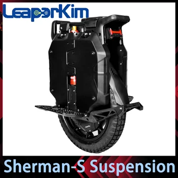 Электрический Одноколесный велосипед LeaperKim Veteran Sherman S С новой подвеской Sherman S EUC 100,8 В 3600 ВТЧ, Моноколесо 3000 Вт, Внедорожный 20-дюймовый