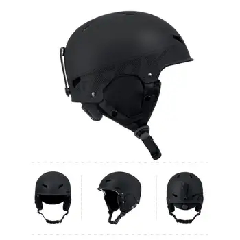 Универсальный лыжный шлем, Удобная накладка для подбородка, Защитный шлем, Встроенный Защитный Ударопрочный Лыжный шлем