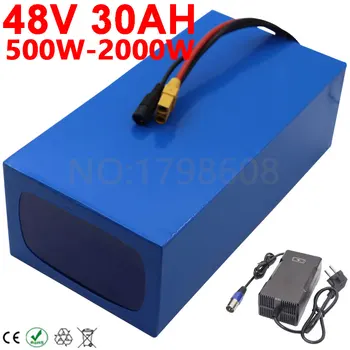 Высококачественный Аккумулятор для Электрического Скутера 48V 30Ah 48V 20Ah 25Ah 30Ah 40Ah 50Ah eBike Lithium Bateria for500W 1000W 1500W 2000W