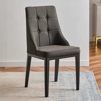 Обеденный стул в скандинавском стиле, Роскошные Домашние стулья для столовой, простой современный стул, Тканевые стулья для отдыха, Кухонная мебель