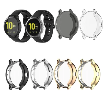 Защитный чехол из ТПУ с гальваническим покрытием для Samsung Galaxy Watch Active2 40 мм SM-R830 Аксессуары для умных часов