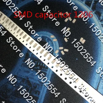 5 шт./ЛОТ керамический конденсатор SMD 3216 1206 104J 100NF 250V 500V NPO COG 5% высокочастотный конденсатор