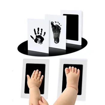 Отпечатки ног новорожденного, чернильные подушечки для отпечатков рук, безопасная нетоксичная фоторамка, отпечаток руки, сувенир для малышей, набор для рукоделия