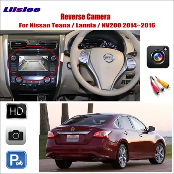 Для Nissan Teana/Lannia/NV200 2014-2016 Камера заднего вида для автоматической парковки заднего хода HD CCD CAM Разъем адаптера RCA