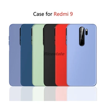 Для Xiaomi Redmi 9 Ультратонкий Матовый красочный чехол для Redmi9 силиконовый чехол из ТПУ Для Redmi 9 Матовый силиконовый мягкий чехол