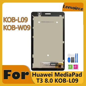 100% Протестированный НОВЫЙ ЖК-дисплей Для Huawei Mediapad Honor T3 8 KOB-L09 KOB-W09 T3 Замена Дигитайзера с Сенсорным Экраном в сборе