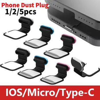 Разъем для Защиты Зарядного порта От Пыли и Грязи Для Apple iPhone Samsung S22 S21Ultra USB Type-C Защита порта Силиконовые Заглушки Для Пыли