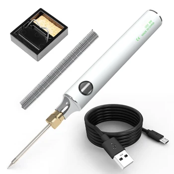 Удобный инструмент для паяльника, комплект электрического паяльника USB мощностью 5 В 8 Вт с зарядным кабелем, Сварочное оборудование, Прямая поставка