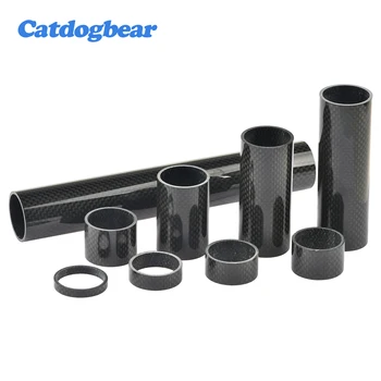 Catdogbear 5 мм ~ 200 мм Глянцевая и матовая прокладка штока клапана омывателя велосипеда из углеродного волокна для крепления аксессуаров MTB