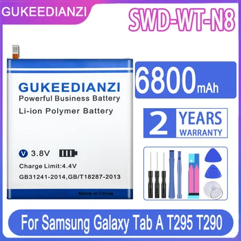 GUKEEDIANZI Сменный Аккумулятор SWD-WT-N8 SWDWTN8 6800 мАч для Samsung Galaxy Tab A T290 T295 Аккумуляторы для ноутбуков