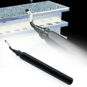 Инструмент для снятия заусенцев RB1000 для ремонта, регулируемая на 360 градусов поворотная ручка для снятия заусенцев со съемным лезвием для пластика и меди