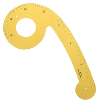 Многофункциональный инструмент для шитья Линейка для измерения кривой в форме запятой Шаблон для рисования одежды своими руками для портных дизайнеров