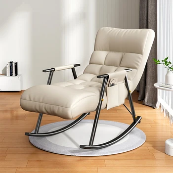Ленивый дизайн, кресло-качалка, шезлонг для отдыха, Садовые подушки, шезлонг для чтения, кресло для взрослых, Удобная Модная Cadeira, Современная мебель