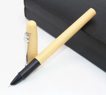 Pretty Senior lion King эксклюзивные светло-желтые тонкие перьевые ручки с немецким пером, новые удобные