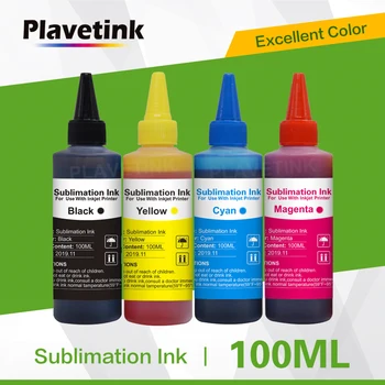 Plavetink 4 Вида Цветов Заправка Сублимационных Чернил Для Epson L805 L1800 P50 1390 1400 1410 Термопресс Для Всех Струйных Принтеров Epson