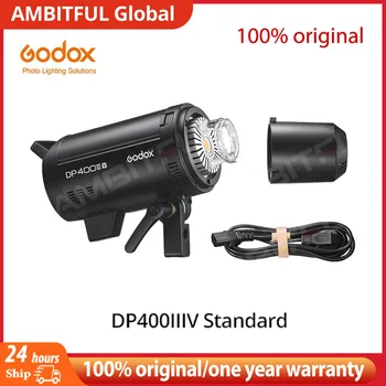 Godox DP400IIIV DP400III-V 400 Вт Встроенная 2.4 G Беспроводная X System Студийная Стробоскопическая Вспышка для фотосъемки