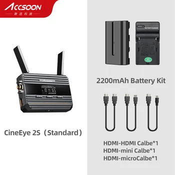 ACCSOON cineye 2S Mini Wireless Video Audio Transmitter Receiver Передача 400-футового видео в прямом эфире