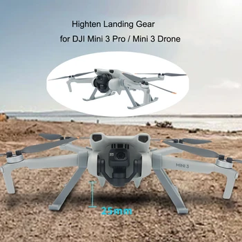 Камера дронов Шасси для самолета DJI Mini 3/Mini 3 PRO, высокая 26-миллиметровая ножка БПЛА, Аэрофотосъемка, Аксессуары для радиоуправляемого дрона