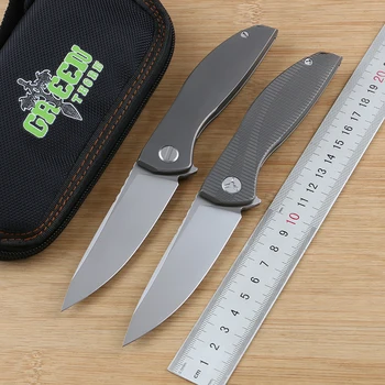 Green thorn NEON ZERO VG10 blade TC4 титановая ручка практичный складной нож для кемпинга на открытом воздухе охотничий инструмент EDC
