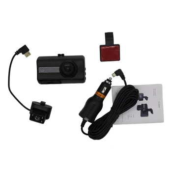 Автомобильный видеорегистратор Видеорегистратор 360 градусов HD 1080P Камера ночного видения спереди Встроенный рекордер