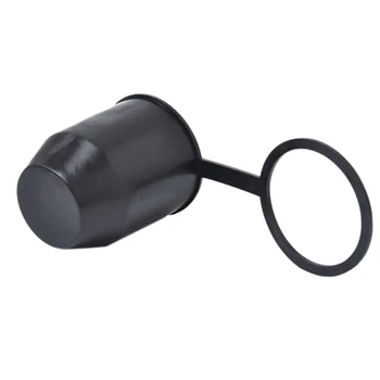 Черный фаркоп шаровой нажимной колпачок для автомобильного сцепного устройства Защитный колпачок для прицепа EIG88 Подходит для прицепа RV