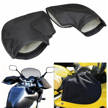 Рукавицы для руля, зимние теплые мотоциклетные перчатки, водонепроницаемые муфты для руля, защита рук на руле, Ветрозащитные перчатки
