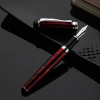 JINHAO X750 В классическом стиле, металлическая авторучка с серебряным зажимом, стальные чернильные ручки 0,5 мм, канцелярские принадлежности, школьные принадлежности