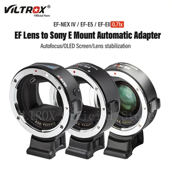 Viltrox EF-E5 Адаптер для объектива Sony E Полнокадровый Автофокус 0.71x Speed Booster для объектива Canon EF к A1 A7C A7R IV A7iii A6400 A6600