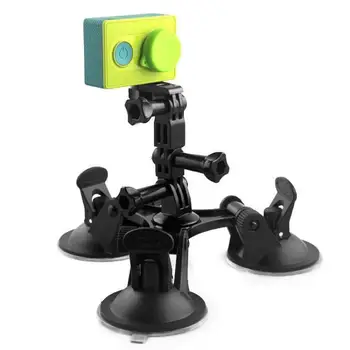 Присоска для экшн-камеры для Gopro Hero 4/5, Мощный штатив, присоска, кронштейн для съемки горных собак, устойчивость камеры движения