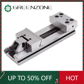 Тиски для модульного прецизионного станка GREENZONE из высококачественной легированной стали GT4/5/6-дюймовые настольные тиски для рабочего стола