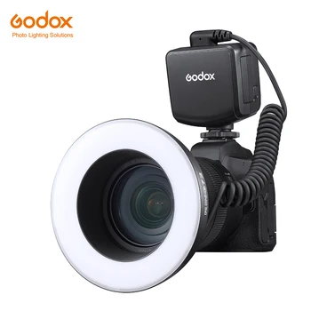 Godox RING72 8 Вт 5600 К Макро Светодиодный Кольцевой Светильник для Цифровой Зеркальной камеры Canon Nikon