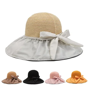 Новая многофункциональная соломенная шляпа от солнца для летних видов спорта и пляжа