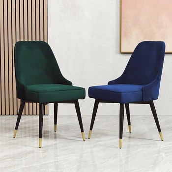 Скандинавские современные минималистичные обеденные стулья для кухни, мебель для дома, роскошный стул с одной спинкой, туалетный стул в стиле Ins