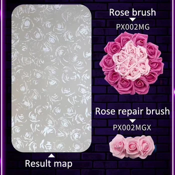 Инструмент для печати художественной краской rose brush magic color трехцветный перламутровый точечный принт diatomea mud background wall art brush