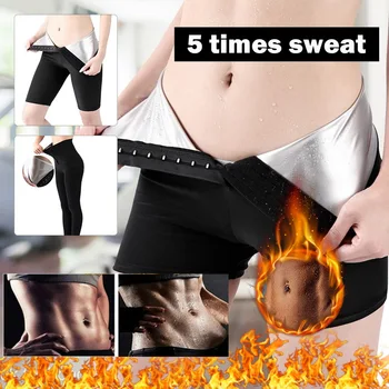 2023 Спортивные брюки-сауна, корректирующие фигуру, брюки для похудения, женские леггинсы для талии, для живота, горячие термо-леггинсы для фитнеса