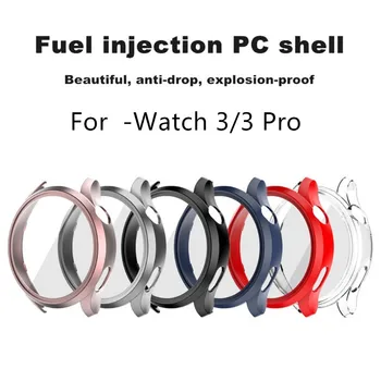 PC Shell Full Glass Screen Protector Чехол-Рамка Для Hua-wei Watch 3/3 Pro 48/46 мм Smartwatch 3pro Защитный Чехол
