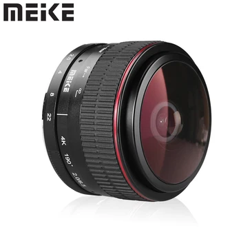 Meike 6,5 мм F2.0 APS-C Сверхширокий круглый объектив Fisheyes для Olympus Panasonic M4/3 E-P3 E-PL3 E-PL5 E-PM1 E-PM2 E-P5 OM-D E-M1