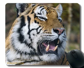 Игровой коврик для мыши на заказ, Tiger Predator Big Cat 174728 Коврики для мыши с прошитыми краями