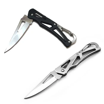 Портативный нож в форме нержавеющей стали для кемпинга, инструменты для выживания на открытом воздухе, складной карманный нож, мини-нож, прямая поставка